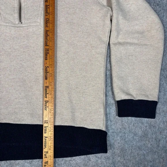 Patagonia Mens M Beige Oatmeal Woolie Fleece Pullover 1/2 Zip Jacket 26905 Gorp - Picture 4 of 10